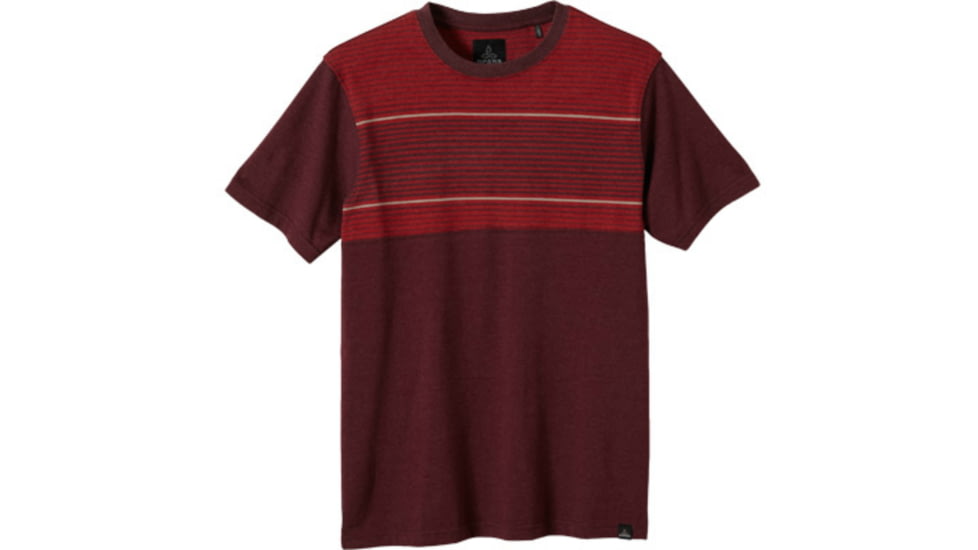prAna Marco Short Sleeve Crew - Men's-Dark Plum-Small