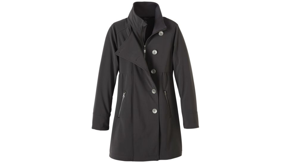 prAna Martina Long Heathered Jacket - Women's, Coal, Medium, W2MARO316-COAL-M