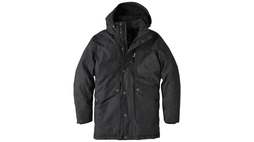 prAna Merced Jacket - Men's-Black Heather-Medium