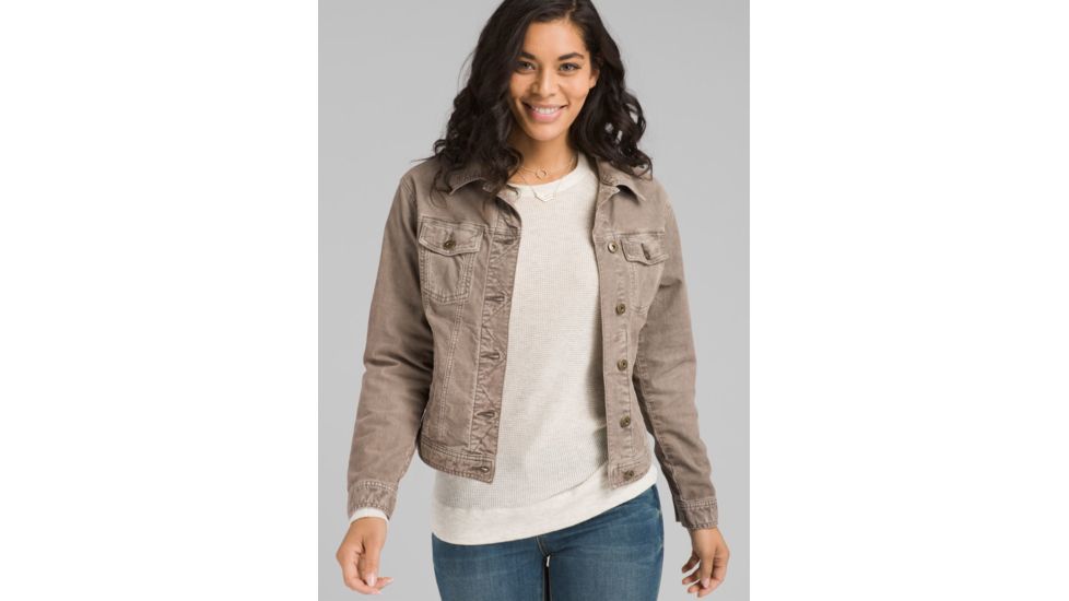 prAna Merrigan Jacket - Womens, Mud, Extra Small, W23190969-MUD-XS