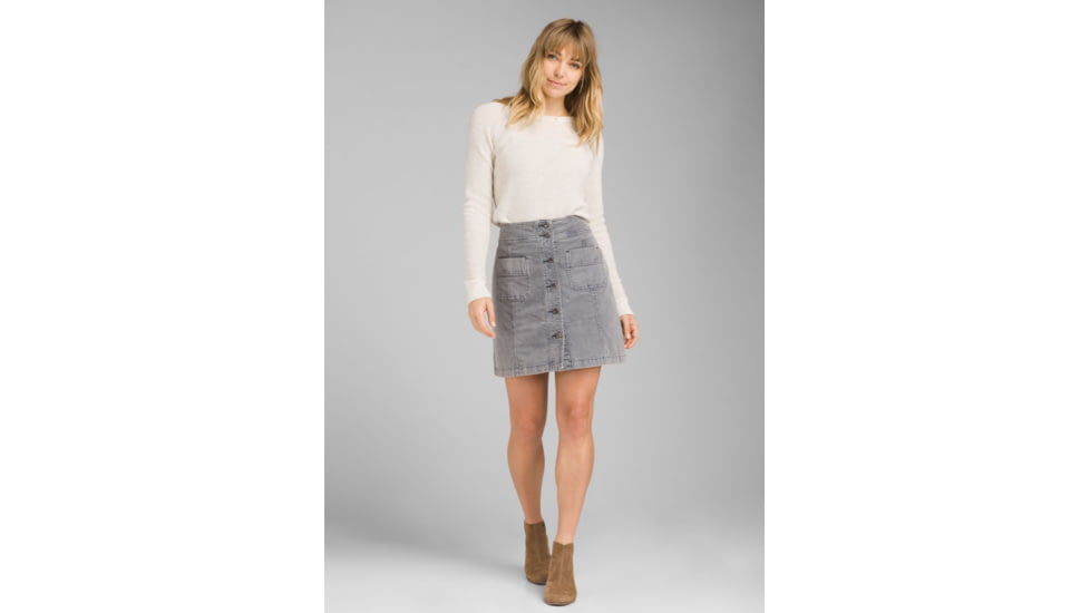 prAna Merrigan Skirt - Womens, Noir Blue, 8, W33190879-NOBL-8