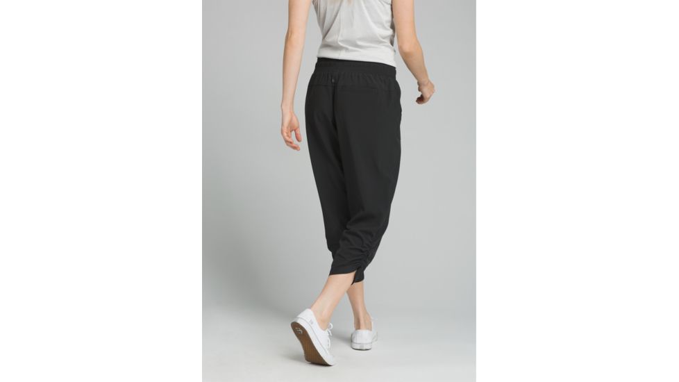 prAna Midtown Capri - Womens, Black, X-Large, W41170120-BLK-XL
