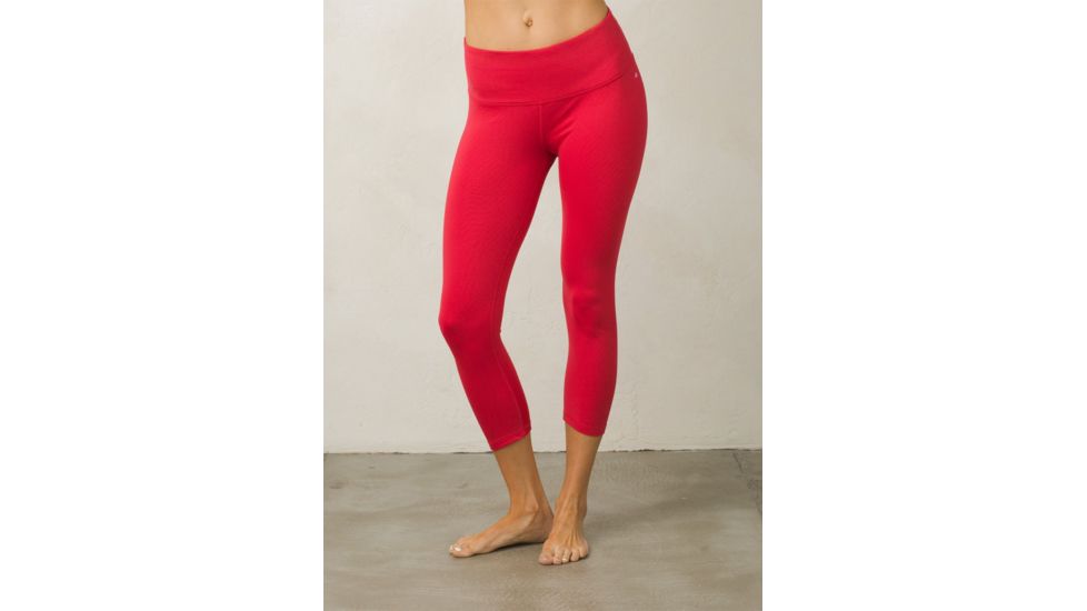 prAna Misty Capri - Women's, Carmine Pink Geo, Small, W41170137-CPGO-S