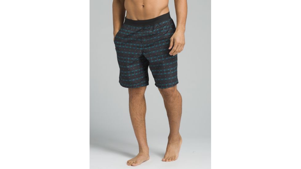 prAna Mojo Short - Mens, Black Cenote, Medium, M3MOJO110-BKCE-M