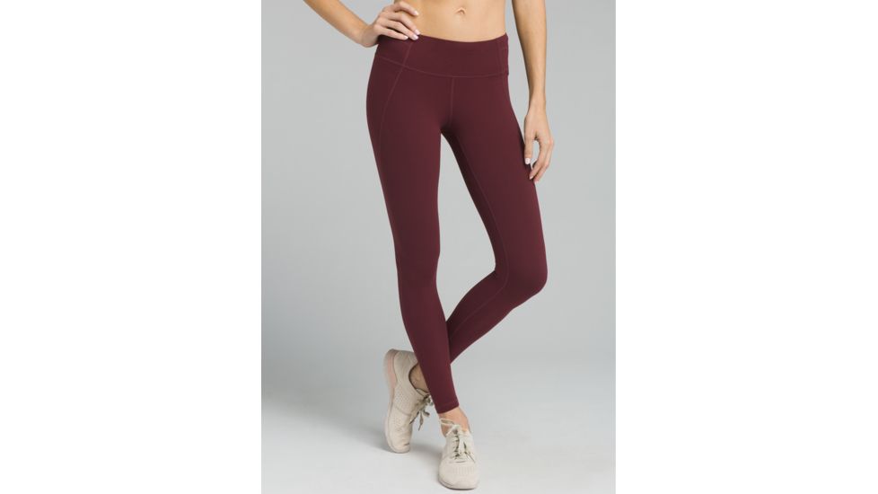 prAna Momento 7/8 Legging - Womens, Black Cherry, Small, W41180609-BKCY-S