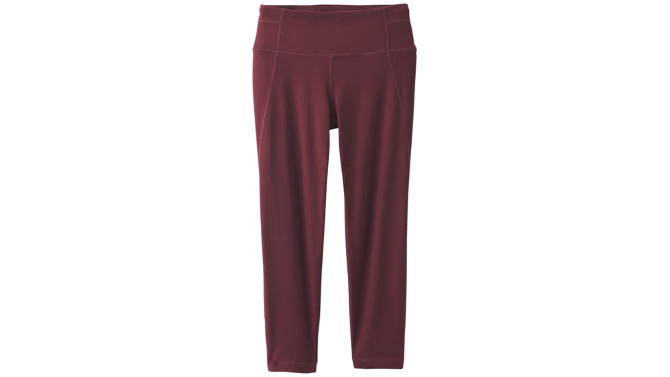 prAna Momento Capri - Womens, Black Cherry, X-Large, W41180610-BKCY-XL