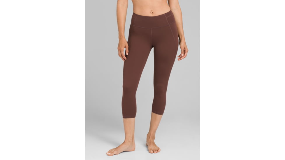 prAna Momento Capri - Womens, Cocoa, Medium, W41180610-COA-M
