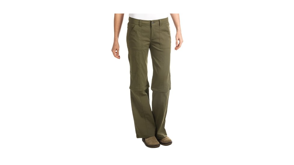 prAna Monarch Convertible Pant - Women's-Cargo Green-Long Inseam-10