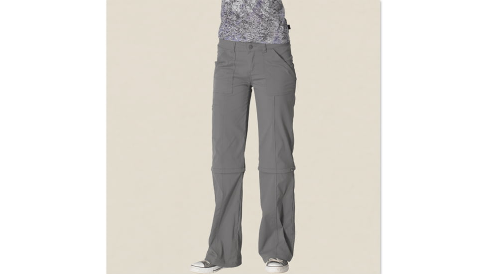 prAna Monarch Convertible Pant - Women's-Gravel-Regular Inseam-4