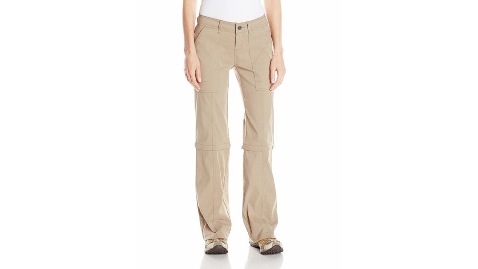 prAna Monarch Convertible Pant - Womens-Dark Khaki-Short Inseam-0