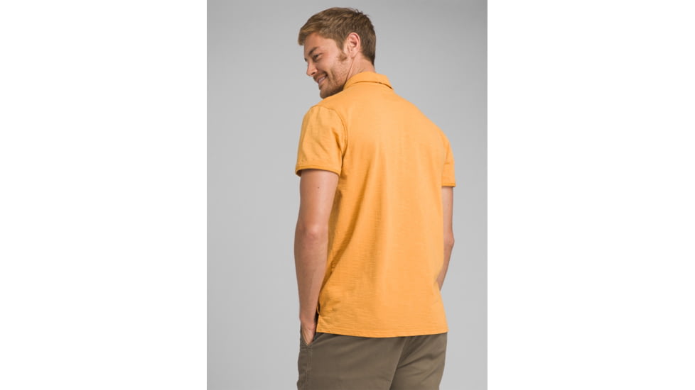 prAna Montroyal Polo, Curry, XLarge, M11191470 -704-XL