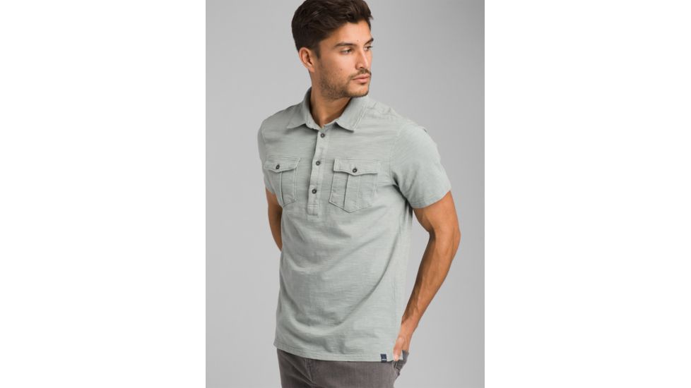 prAna Montroyal Polo - Mens, Agave, XLarge, M11191470 -033-XL