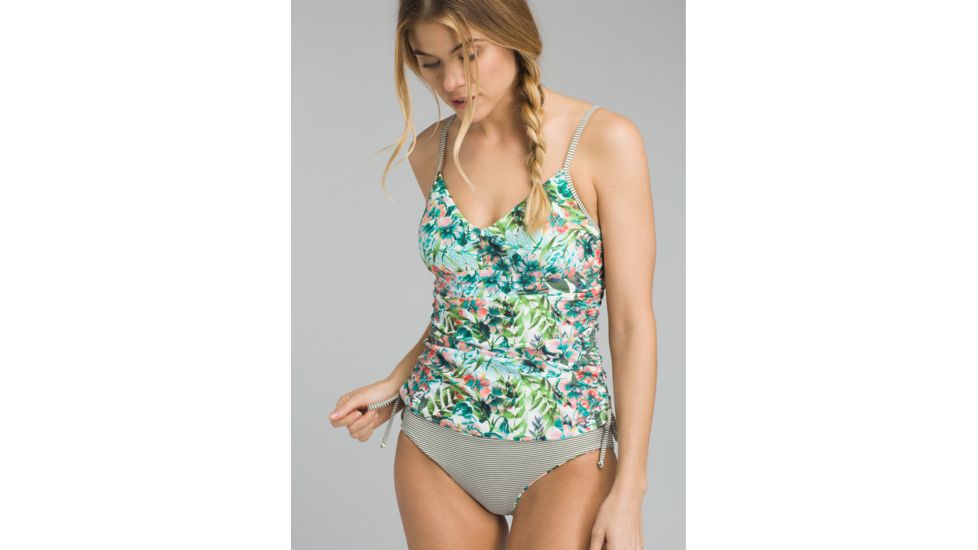 prAna Moorea Tankini Swim Top - Women's, Cargo Green Bali, Large, W1MOOR113-CGBA-L
