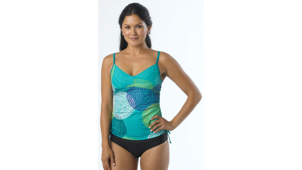 prAna Moorea Tankini Top - Women's-Coal Namaste-Small