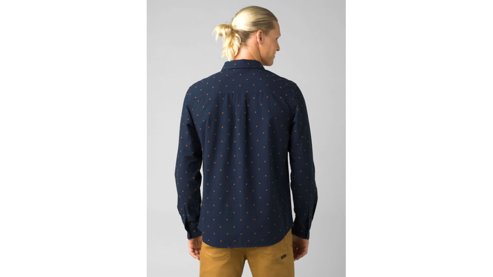 prAna Mountain Drift Long Sleeve - Men's, Large, Nautical, 1968211-400-SL-L