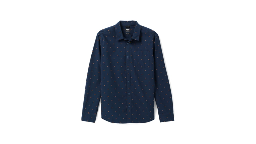 prAna Mountain Drift Long Sleeve - Men's, Large, Nautical, 1968211-400-SL-L