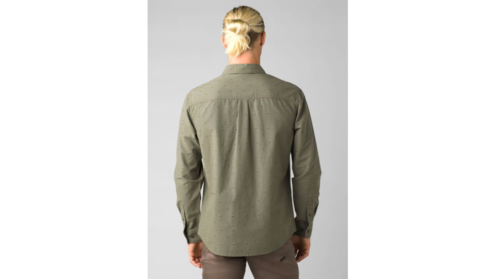 prAna Mountain Drift Long Sleeve - Men's, Extra Large, Rye Green, 1968211-300-SL-XL