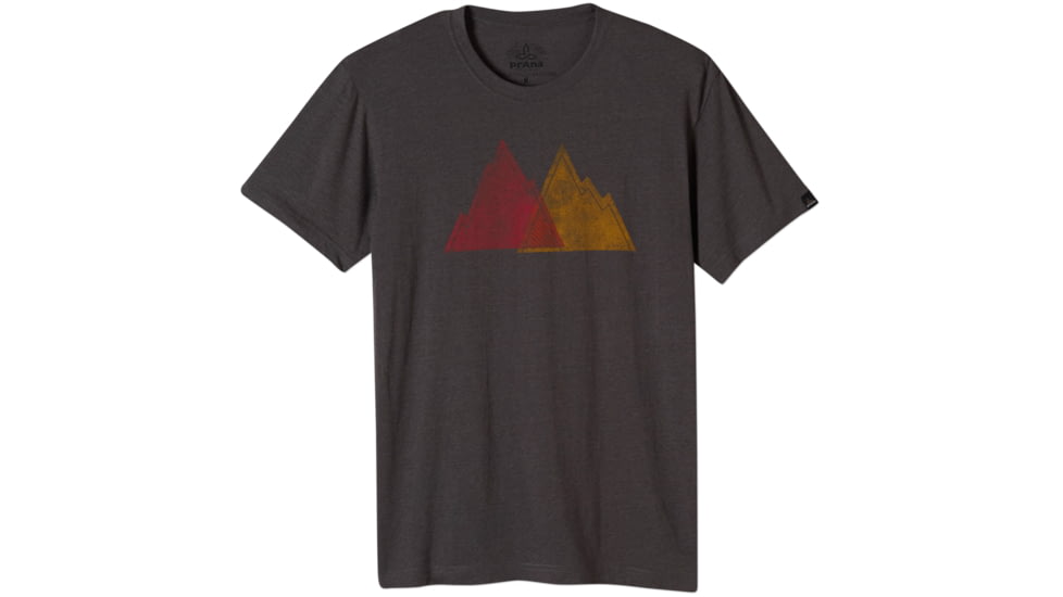 prAna Mountain Slim T-Shirt - Men's -Charcoal Heather-Small