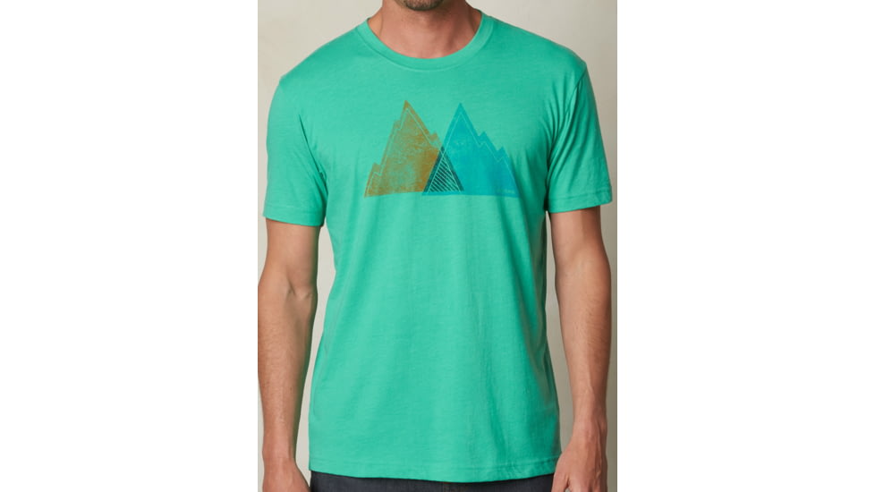 prAna Mountain Slim T-Shirt - Men's -Mint Heather-Small