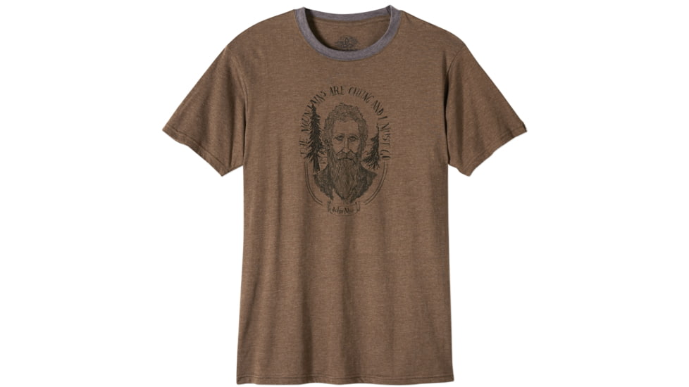 prAna Muir Ringer T-Shirt - Men's -Mud-Small