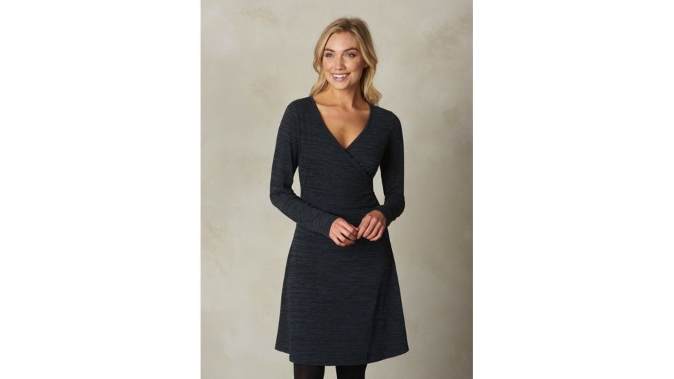 Prana Nadia Dress, Coal, M, W3NADI315-COAL-M