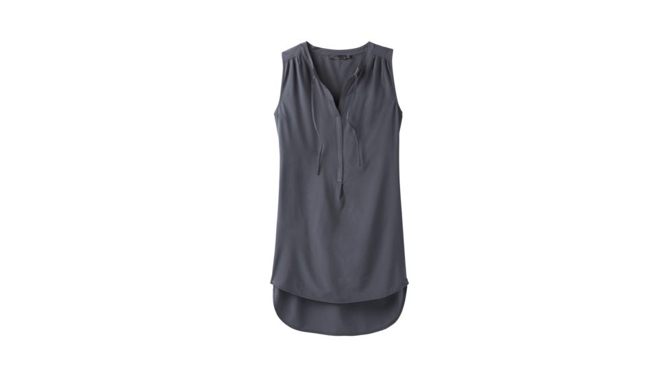 prAna Natassa Tunic Womens, Coal, Medium, W11180382-COAL-M