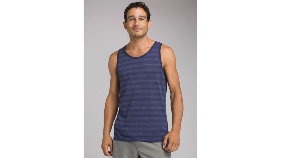 prAna Neriah Tank, Blue Anchor Stripe, XSmall, M11191452 -414-XS