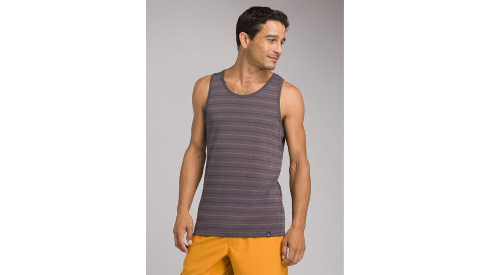 prAna Neriah Tank, Granite Stripe, XLarge, M11191452 -063-XL