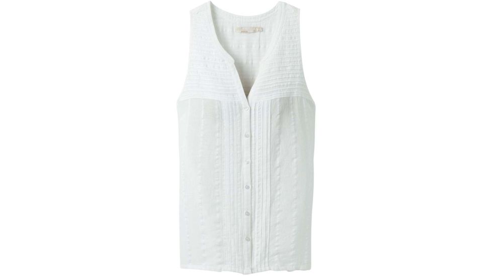 prAna Nieves Tank - Womens, Soft White, Large, W11202119-SOWT-L