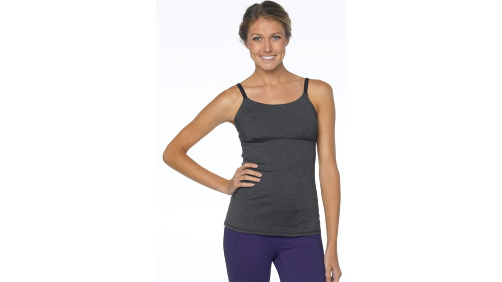 prAna Nixie Top - Women's-Charcoal Heather-Medium