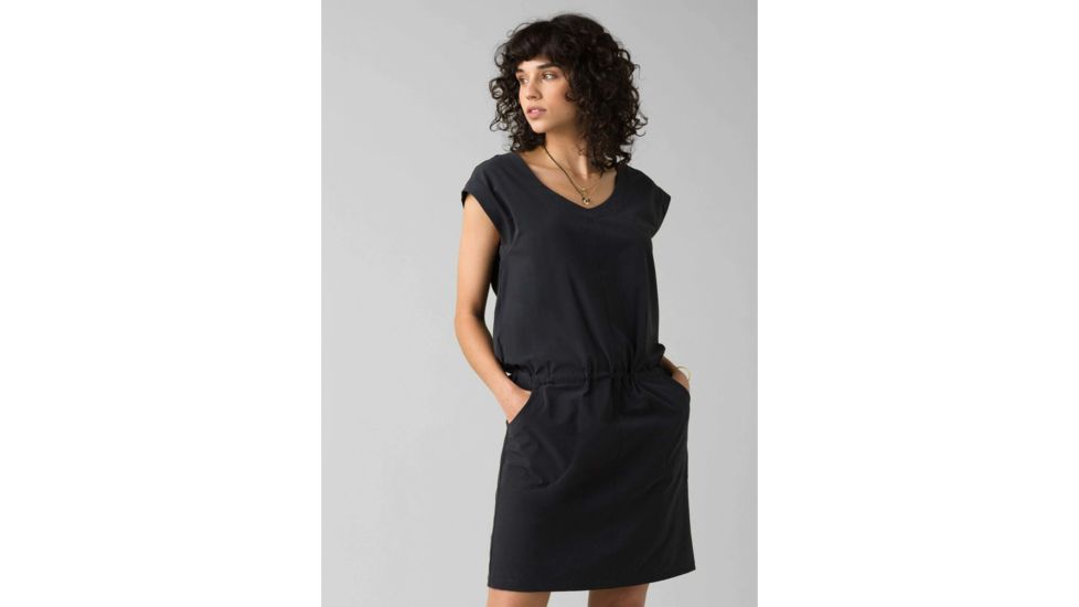 prAna Norma Dress - Womens, Black, Medium, W31202068-BLK-M