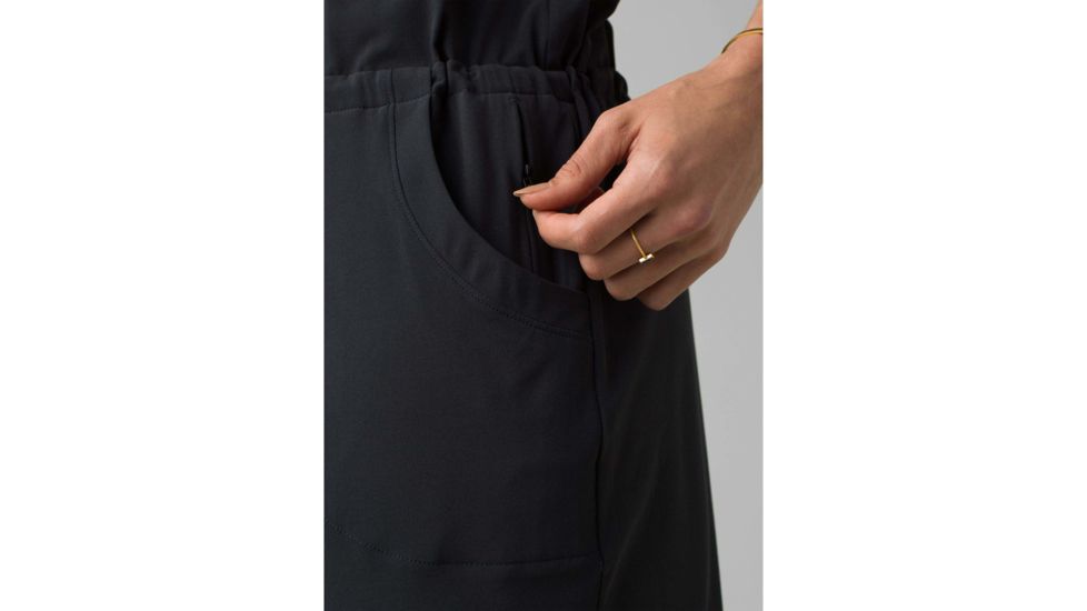 prAna Norma Dress - Womens, Black, Medium, W31202068-BLK-M