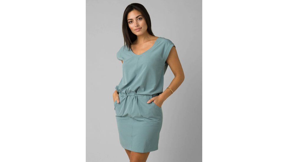prAna Norma Dress - Womens, Smoky Blue, Medium, W31202068-SMBL-M