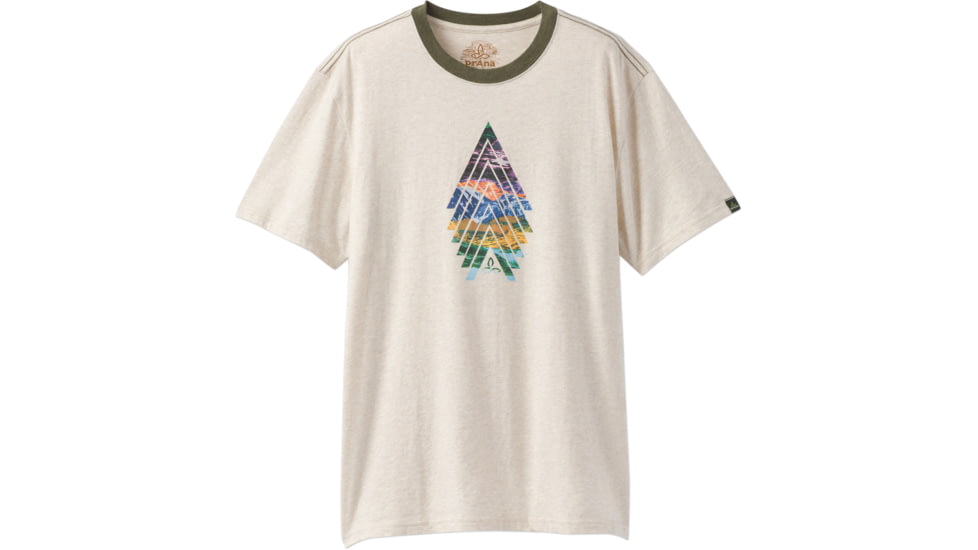 prAna North Bound Ringer T-Shirt - Men's-Stone-Medium