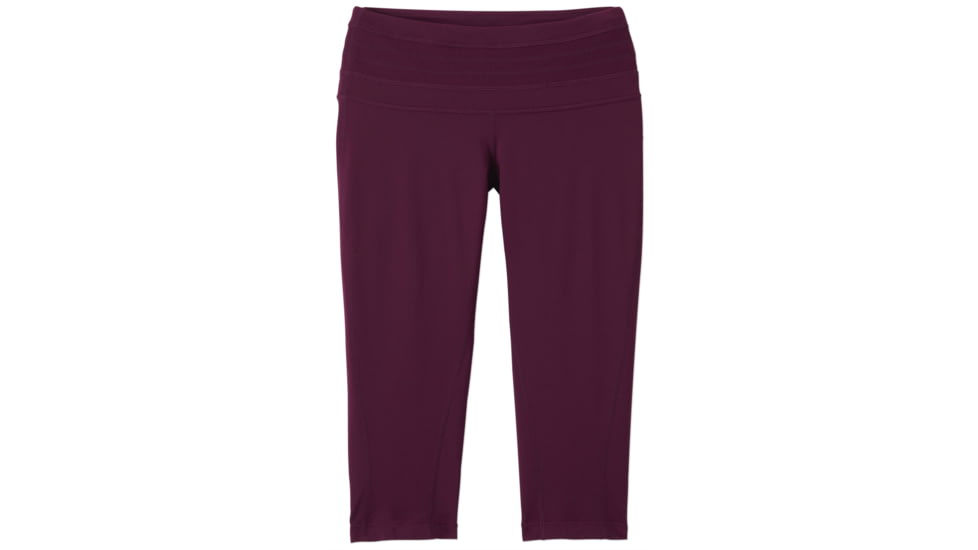 prAna Olympia Knicker - Women's-Black Plum-Regular Inseam-X-Large