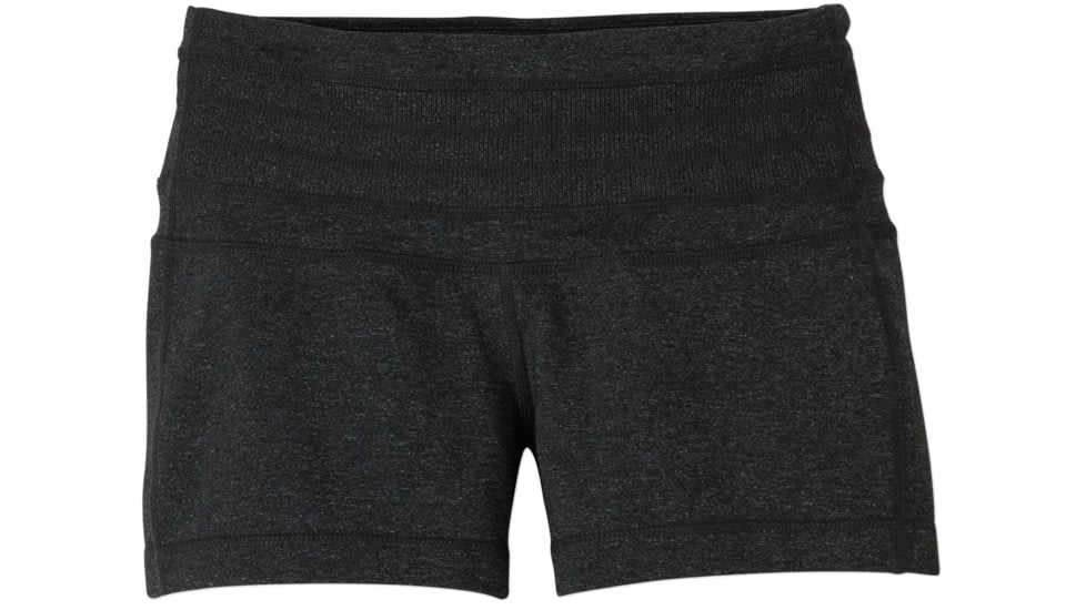 prAna Olympia Short - Women's -Charcoal Heather-3 in-X-Small