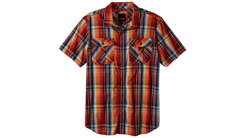 prAna Ostend Shirt - Men's -Fireball-X-Large