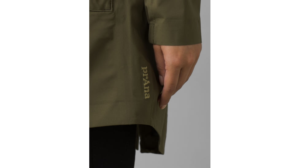 prAna Othello Falls Trench - Womens, Cargo Green, XS, 1967781-300-XS