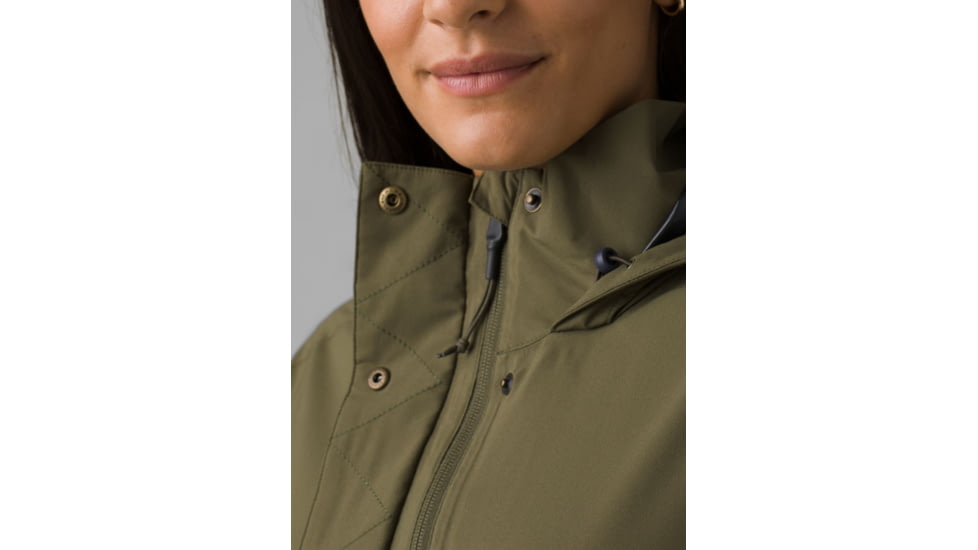 prAna Othello Falls Trench - Womens, Cargo Green, XS, 1967781-300-XS