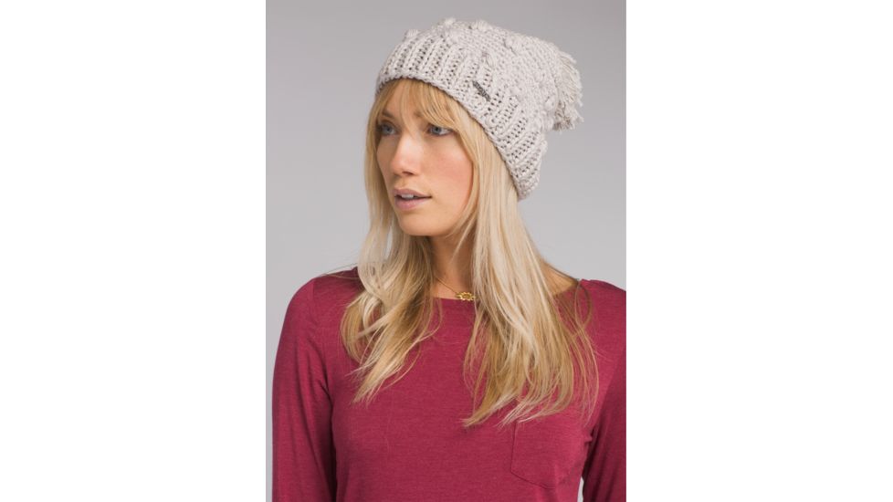 prAna Pammy Beanie - Women's, Light Grey Heather, One Size, U5PAMM315-LGHT-O/S