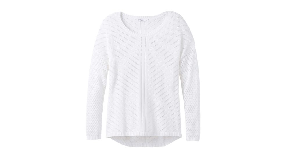 prAna Parker Sweater - Womens -White-Medium