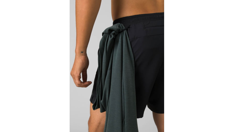 prAna Peak To Pavement Lined Shorts - Mens, Black, Large, 1972641-001-06-L