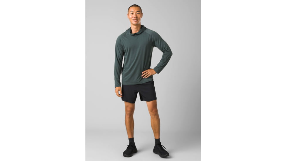 prAna Peak To Pavement Lined Shorts - Mens, Black, Large, 1972641-001-06-L