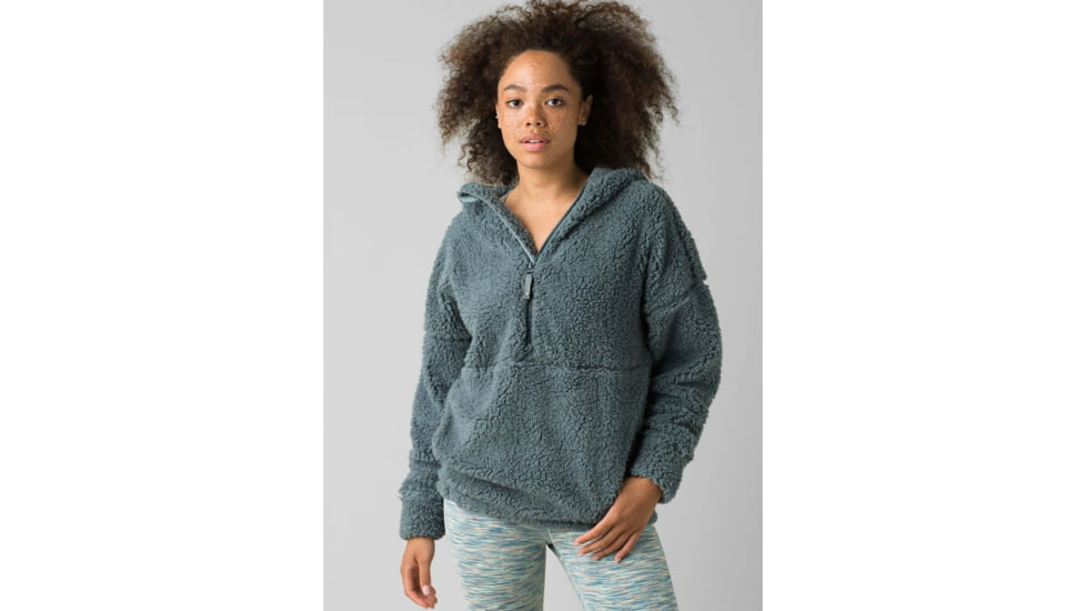 prAna Permafrost Half Zip - Womens, Smoky Blue, Small, W23180516-SMBL-S