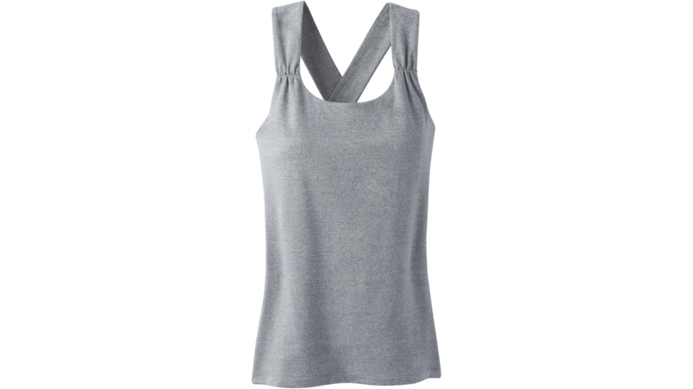 prAna Phoebe Top - Women's-Heather Grey-Large