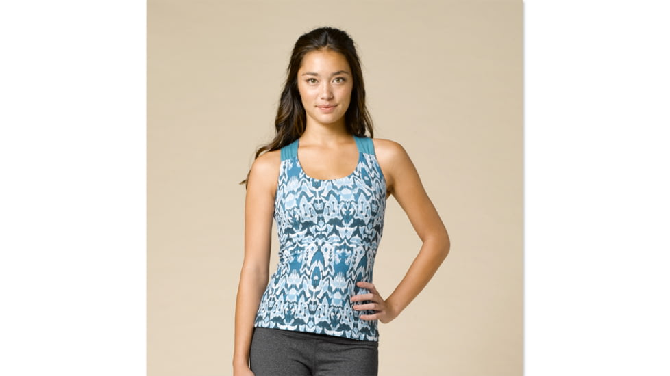 prAna Phoebe Top - Women's-Ink Blue Flour-Small