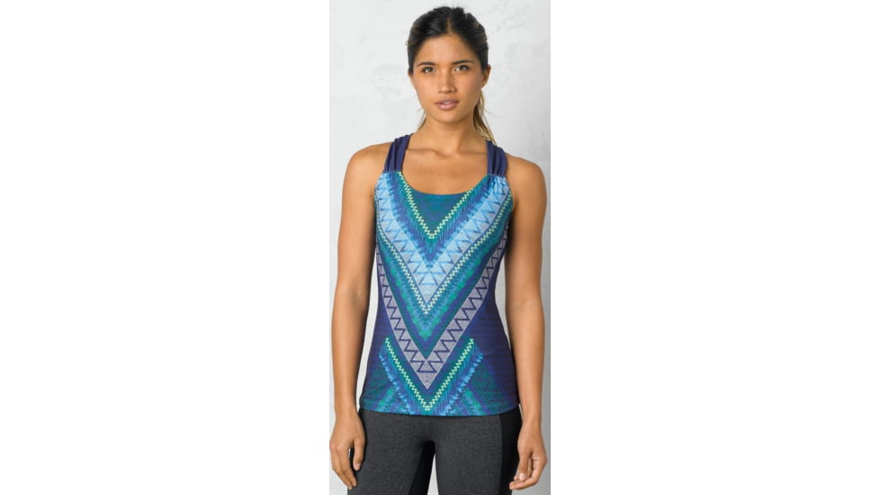 prAna Phoebe Top - Women's-Indigo Panama-Large