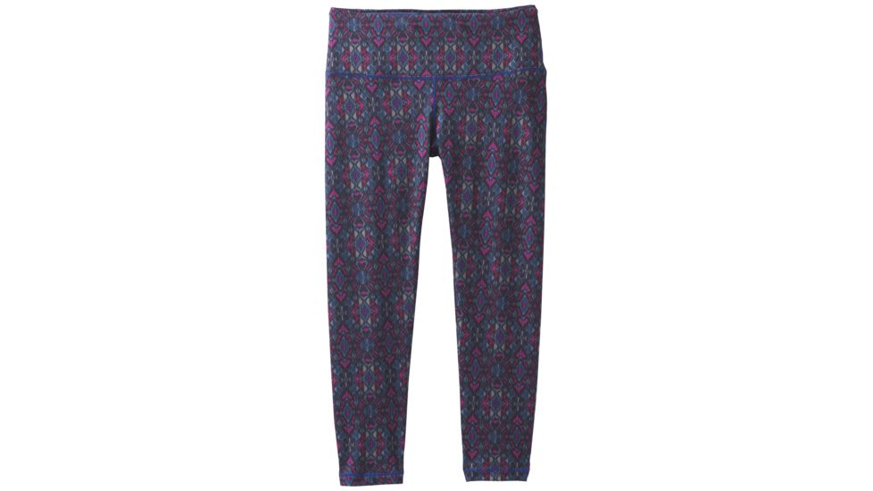 prAna Pillar Printed Capri - Womens, Sapphire Flores, XSmall, W41180320-SHFL-XS