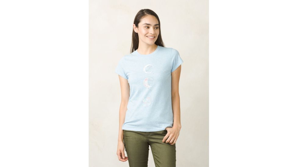 prAna Climbing Tee - Women's, Beaming Blue, X-Small, W1PRAN316-BEBL-XS