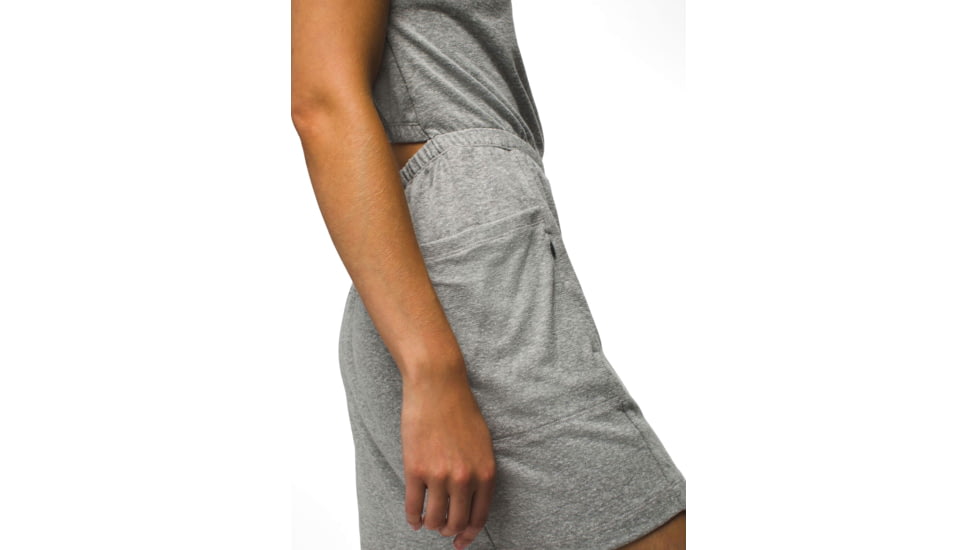prAna Cozy Up Cut Out Dress - Womens, Heather Grey, S, 2057011-021-S